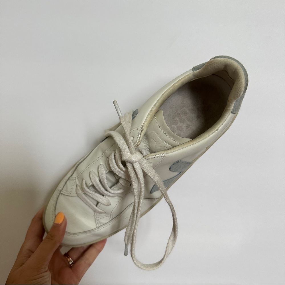 Veja V-12 - Leather White Steel - Picture 6 of 13